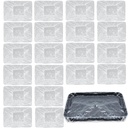 20szt. Pojemnik do farb jednorazowego użytku Pociągniki 18 Farby rolkowe Taczki rolkowe Paint Pan Liners plastikowe Paint Tray Bag Liner Pokrywa duży zestaw rolki rolki zestaw do ścian domu sufitowe malowanie