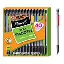 BIC Xtra Gładki ołówek mechaniczny, 0,7 mm średni punkt, 40-liczenie