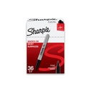 Sharpie stałe markery, zestaw luzem, markery fine tip, Plastic, metal, drewno, i więcej, czarny, 36 Hrabia