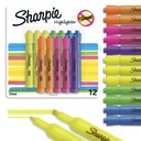 Sharpie Tank Hightifiers, Różne kolory, Chisel Tip, Powrót do Essentials szkoły, Nauczyciel & Dostawy biurowe, Smear- Resistant, 12- Pack