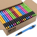 Pen luzem, 60 Pack Slimster Ballpoint długopisy czarny tusz
