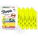 Zapalniczki do zbiorników Sharpie, Tip Chisel, Żółcień fluorescencyjna, 12 Licznik