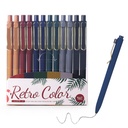 WY WENYUAN Metal Ballpoint długopisy, 1,0mm gładkie pisanie czarny tusz, estetyczny metaliczny długopis z klipem, elegancki Office School długopis prezent dla nauczycieli, Kobiety, Współpracownicy, Notatka podróży