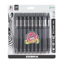 Zebra Pen Z- Grip Retractable Ballpoint Pen, tusz czarny, 1,0mm, 18- Pack