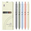 FIOver Gel długopisy 5szt. 0.5 mm Szybkie, suche czarne długopisy atramentowe Fine Point