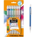BIC Xtra- Sparkle Number 2 Mechaniczne ołówki, 24- Count Pack, 0.7mm Point