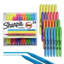 Sharpie Pocket Hightifiers, Chisel Tip, Różne kolory, 24 Count - Powrót do szkoły, Biuro, Nauczyciel Dostaw