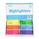 Rarlan Hightifiers, Chisel Tip, Assorted Fluorescent, 96 Count Bulk Pack