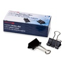Officemate Medium Binder Clips, Black, 12 sztuk (opakowanie po 12 sztuk)