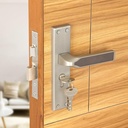LaPO Strong Door Lock for Daily Use XI124; 45x45mm Lock Body XI124; 60mm Cylinder XI124; Fits 30- 50mm Door Tisity XI124; Designed for Left- Door Opening XI124; 3 Brass Keys XI124; Matt Fish XI124; 3 Years Guaranty XIX124; CY- 303