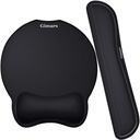 Gimars Upgrade Enlarge Superfine Fibre Soft Gel Ergonomiczny Mouse Pad Wrist Wsparcie i Keyboard Wirst Rest for Computer, Laptop, Mac, Gaming and Office, Trwałe, Wygodne i przeciwbólowe