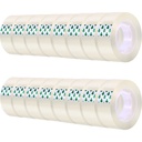 Hestya 16 Rolls Transparent Tape Repells Clear Tape, 3 / 4 x 1200 Inch