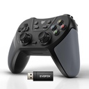 EvoFox One S V2 Universal 3-Tryb Bezprzewodowy kontroler gier, 1000Hz HallSense ™ Precyzyjne joysticks, BT, 2.4GHz & Wired, Macros, Szybkie ładowanie type- C, PC, Mobile, Android TV, PS4 & Gaming konsoli