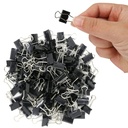 OWLKELA 120 Pack Binder Clips, 5 / 8 Inch, czarny