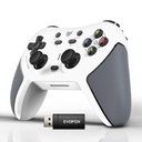 EvoFox One S V2 Universal 3-Tryb Bezprzewodowy kontroler gier, 1000Hz HallSense ™ Precyzyjne joysticks, BT, 2.4GHz & Wired, Macros, Szybkie ładowanie type- C, PC, Mobile, Android TV, PS4 & Gaming konsoli
