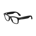 Ray- Ban Meta (Gen 1), Wayfarer, Large Shiny Black Bit124; Smart AI Glasses for Men, Women. 12 MP Ultra- Wide Camera, Open- Ear Speakers for Audio, Video Recording and Bluetooth. Czyste soczewki. Wykształcona technologia.
