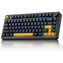 AULA F75 75% bezprzewodowa klawiatura mechaniczna 2.4GHz / Type- C / Bluetooth Gaming