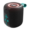 Zebronics 2026 Uruchom przenośny głośnik Bluetooth, 5W RMS, do 10hrs odtwarzania, Passive Radiator, TWS, BT v5.4, USB & mSD, 9 RGB Modes, Splash Proof, Type- C Charging (Sonic POD 15)
