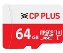 CP PLUS 64GB microSDXC Karta pamięci klasy UHS- klasy 10, do 70 Mb / s Odczyt i 30 Mb / s Prędkość zapisu z wysoką wydajnością transferu danych i niższe zużycie energii dla urządzeń przenośnych