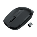 ZEBRONICS Mysz bezprzewodowa, 2.4GHz, 3200 DPI, 3 Guziki, Komfortowe i Ergonomiczne, Odbiornik USB Nano, tryb oszczędzania mocy, działa na większości powierzchni, dla Mac 124; Laptop 124; Komputer (Freego, Black)
