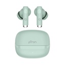 pTron Bassbuds Encore in- Ear TWS Pąki uchu w / 50 godzin Czas gry, Własny EQ, Aplikacja mobilna, Sterowniki 13mm, Dźwięk prystyny, Słuchawki BTv6.0, Kontrola dotyku, Asystent głosu, Typ C Ładowanie i IPX4 (Meadow)