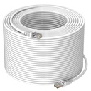 Saunce Cat6 Ethernet Cable 100M 10Gbps LAN Cable RJ45, biały