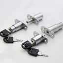 VICTAC Meble przesuwne Szafa Centrum Push Plunger Lock, 32 mm Opakowanie 2