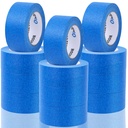 Oleitodh 12 Rolls Niebieskie malarki Taśma luzem 2 cali x 660 jardów, Malarki maskujące Taśma bez pozostałości Ściana Malowanie Taśma Artysta Taśma Trem Krawędź Finishing Taśma do malowania ściennego Dekoracja DIY Dostawy