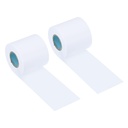 PATIKIL 2.4 "x36.1ft Taśma do owijania rur 2 Pack PVC Taśma z tworzywa sztucznego, białe