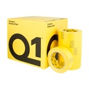 Q1 - 1-1 / 2 cala (36mm X 55m) Wysoka wydajność Taśma do maskowania żółtych samochodów - wysoka temperatura - skrzynia 24 rolki