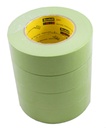 3M 1-1 / 2 "233 + zielony AUTO maskujący Tape- 4 Roll- Paint CAR