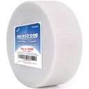 Taśma łączona ze ścienią suszoną (2inch X 164ft) Naprawa samoprzylepna Taśma z włókna szklanego Drywall Patch Hole Heavy Duty Wall Repair Mesh Spackle Tape Wall Crack i Seam Repair