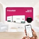 HomeMate Smart Home Kit dla 1BHK (Lite), Smart Retrofit Przełączniki do automatyzacji 5 Światła, 1 Wentylator i urządzenia IR, Nie wymaga ponownego okablowania, Kompatybilny z Alexa, Strona główna i Skróty Siri...