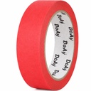 1 Pack Red Painter Tape - Taśma maskująca 1 Inch Wide - Multi- Surface, Smart Addition, Indoor & Outdoor - 90FT Total - Taśma farby dla DIY, Etykietowanie, Sztuka, Samochód, Cel ogólny (# 3910)