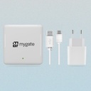 Mygate WiFi Lock Gateway 124; WiFi Hub 124; Odblokuj swoje drzwi z dowolnego miejsca 124; współpracuje z istniejącymi Mygate Locks 124; 6- Miesiące gwarancji