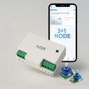 AZIIOT 3 + 1 Smart Switch - WiFi / Bluetooth Communication - Made in India - Funkcja zegara - Praca z domem i Alexą... (3 + 1 węzeł)