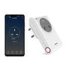 Goldemedal 16A Wi- Fi Smart Plug z monitoringiem energetycznym 124; Nadaje się do dużych urządzeń, takich jak Geysers, Kuchenki mikrofalowe i klimatyzatory 124; Kontrola głosu z Alexa & Assistant 124; Biały