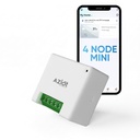 AZIOT 4 Node Smart Switch Mini - WiFi / Bluetooth Communication - Made in India - Funkcja timera - Praca z domu i Alexa... (2 Moduł Rozmiar)