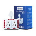 Smart Plug 6amp Dual Node - Do 500W za Plug, Compact & Hub- Free, App Controlled, Kompatybilny z Alexą & Home - Voice Enabled Smart Home Socket (Biały)