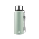 MILTON Brim 600 Butelka ze stali nierdzewnej 560 ml, Single Walled, ISI Certified I Leak Proof Lid, Rust Proof I For School, Office, Gym I Light Green