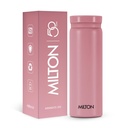Milton Minimate 300 Thermosteel Water Bottle, 280ml XI124; ISI Certified, SS304 Stal nierdzewna 124; Odkurzacz Izolacja Flask, Hot & Cold, Leak- Proof, Compact for Office, Siłownia, Podróże 124; Berry