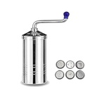 SR Stainless Steel Kitchen Press with 6 Jali Sev Sancha Machine Bis124; Murukku Machine Bis124; Bhujiya Maker 124; Noodles Bis124; Namkeen 124; Chakali Maker 124; Gathiya Maker (SEV Sancha)