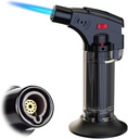 Samotność Windproof Dmuch Palnik Jet Płomień I Kulinarny Gaz kuchenny Zapalnik I Odpełnialny Butane Gaz Zapalnik I Nadaje się do fajerwerków, BBQs węgiel, Campfire, Świeca (Multicolor)