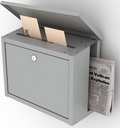 Presset Steel Modern Letter Box (duży, szary)