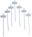 Marker Cable Tie 4 cali 18LBS _ 100szt / opakowanie - biały