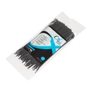 SureLock TyCab Kabel Kraty 200 mm przez 3,6 mm Czarny (Opakowanie po 100)