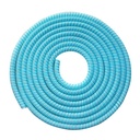 iTronix 1.4 Meter Ochraniacz kabli spiralnych dla wszystkich iPhone / Android Mobile Charging Cables (Pack of 1) (Sky Blue)