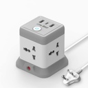 One Beat Cube Extension Board z uniwersalnymi gniazdami i USB Charging Ports ze wskaźnikiem wtyczki Socket (Cube 4 Socket + 2 USB + 1 Typ C)