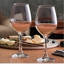 Styl Crystal Clear 310 ml Czerwone wino i białe kieliszki wino Idealne dla stron, prezenty, domowe, Wesela, Aniversary Zestaw 2