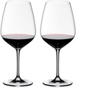 Czerwone lub białe szkło winiarskie 2 szt., Kryształowe szkło winiarskie, 360 ml, Crtsyal Party Glass - (Zestaw 2)